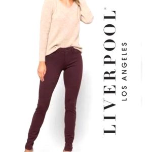 Liverpool maroon skinny pants stitch fix